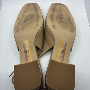 Sam Edelman Women’s Terra Slingback Block Heel Pumps Tan Square Toe 9.5 New thumbnail 7