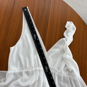 Y2K White Chiffon Bridal Old Hollywood Dress & Robe Set 2 Piece Medium (L Robe) thumbnail 12
