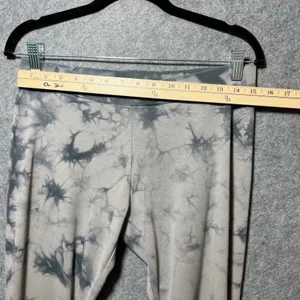 Kensie‎ Womens Grey White Tie Dye Leggings Size 6 Elastic Waist Slim Fit Pants thumbnail 2