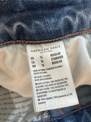 American Eagle Dream Jean Size 16 Reg thumbnail 4