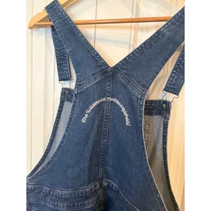 Disney Pixar Up‎ Junior Wilderness Explorer Embroidered Denim Shortalls Size XL thumbnail 8