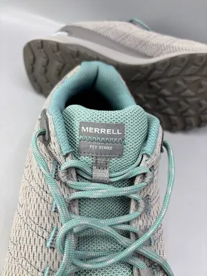 Merrell Fly Strike Trail Running Shoes Womens 9.5 Teal Gray Round Toe J067238W thumbnail 9