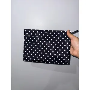 Kate‎ Spade Drewe Polka Dot Envelope Zipper Clutch Pouch Bag 10x7" V thumbnail 3