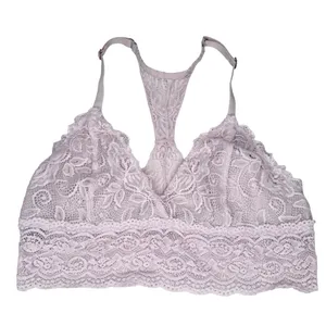 Free People Lace Blush Pink Bralette Sz S thumbnail 1