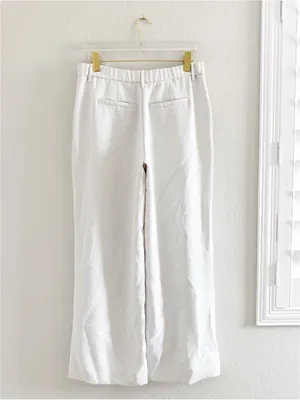 Abercrombie & Fitch Sloane Crepe Tailored Wide Leg Pant Size 31/12 R thumbnail 8