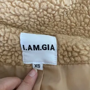 I AM GIA Teddy Jacket XS Camel Sherpa Zip Streetwear Coat Women thumbnail 9