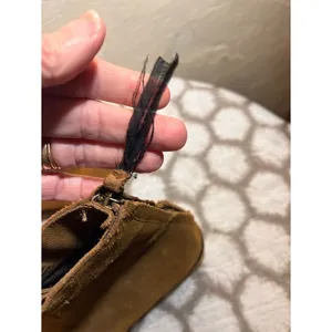 Sam Edelman Suede Ankle Boots in Chestnut thumbnail 12