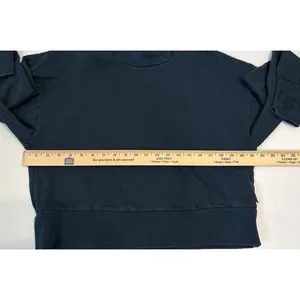 Joy Lab Dark Teal Blue Athletic Crop Sweatshirt Hoodie Size Large thumbnail 10