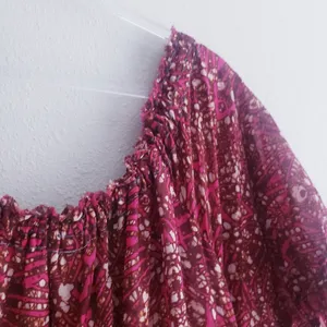 Free People Fuchsia Combo Babydoll Mini Abstract Dress thumbnail 9