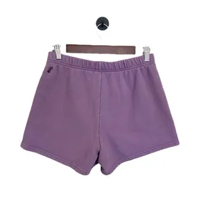 Aritzia TNA Cozy Fleece Perfect Shorts In Purple Size Medium thumbnail 2
