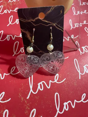 Heart Shape Earrings thumbnail 2