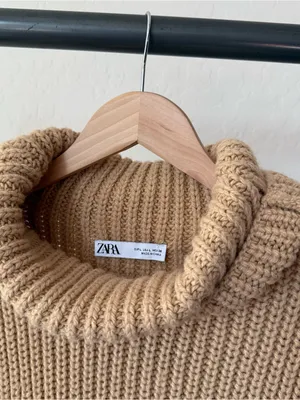 Zara Knit High Collar Vest thumbnail 7
