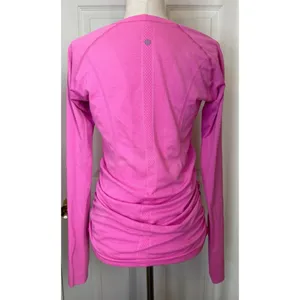 Lululemon Swiftly Tech Long Sleeve Pink Size 10 thumbnail 5