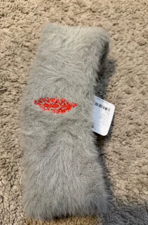 Free People Movement $28 NWT Slopeside Sherpa Earwarmer grey/red thumbnail 1