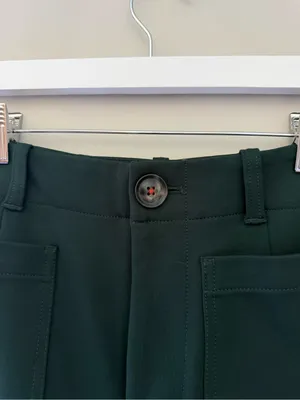 Anthropologie Holly Green Wide Leg Patch Pocket Pants Size 6 NWT thumbnail 4