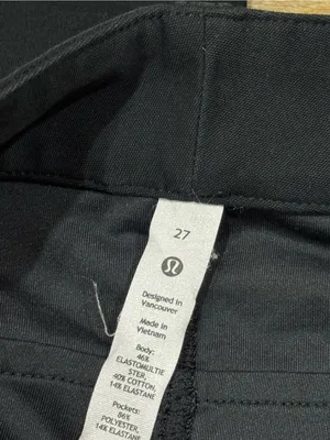 NWOT Lululemon City Sleek 5 Pocket High Rise Wide Leg Pant Full Length Size 27 thumbnail 5
