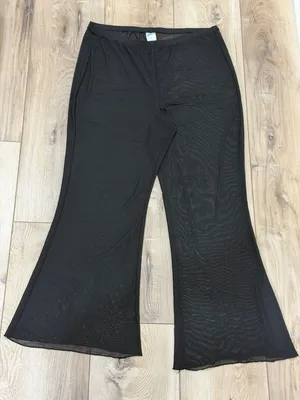 Black Maxi wide legs - Women's Swim Cover Ups thumbnail 3