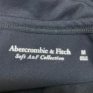Abercrombie & Fitch Black Sleeveless Square Neck Tank Thong Bodysuit Top Size M thumbnail 3