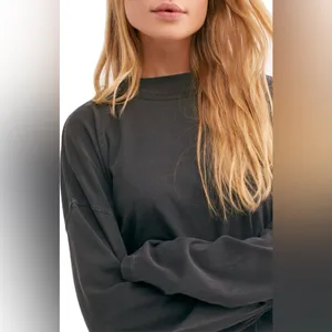 We The Free by Free People Be Free Tunic T-Shirt Small Oversized Boho Top thumbnail 2