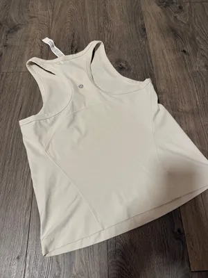 lululemon athletica Cream Racerback Tank thumbnail 2
