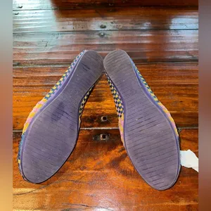 ECU EASY SPIRIT e360 ESGIBBY WOMEN 9.5 BALLET FLATS PURPLE MULTICOLOR thumbnail 4