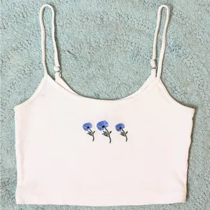 Hollister Baby Cami Crop Tank - White - XS thumbnail 4
