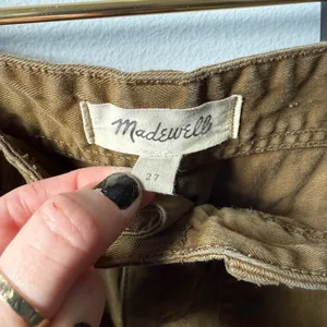 Madewell Tan brown utility pants with a relaxed fit 🔥 thumbnail 4