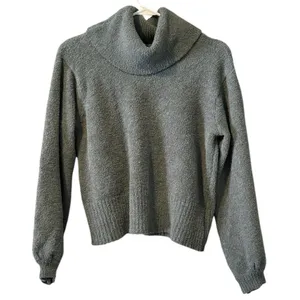 Ruby Moon Anthropologie Sweater Women‎ Size Medium Chunky Knit Cowl Neck Cropped thumbnail 1