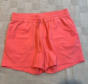 Columbia Women's Coral Pink Elastic Waist Drawstring Shorts thumbnail 1