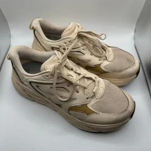 Hoka One One Clifton Athletics Beige Running Shoes Sneakers‎ US 10 vanilla wheat thumbnail 2