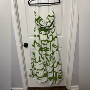 NWT‎ Billy J hazel midi dress in green print size 14 thumbnail 3