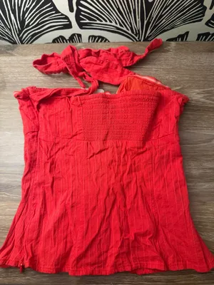 Princess Polly Red Halter Top thumbnail 2