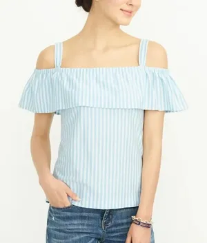 ✨ 2xHP✨Striped off-the-shoulder tank top✨ thumbnail 1