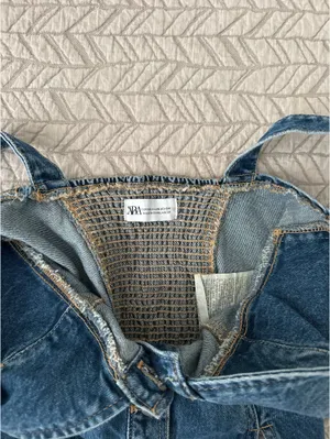 ZARA Denim Top thumbnail 2