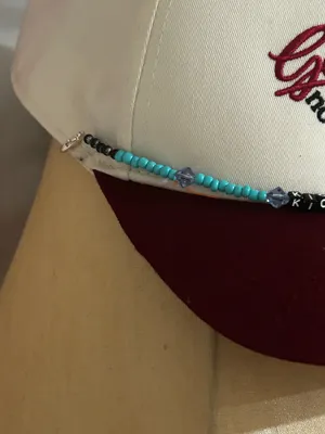 Beaded Hatchain Kick rocks Cowboy handmade brand new thumbnail 3