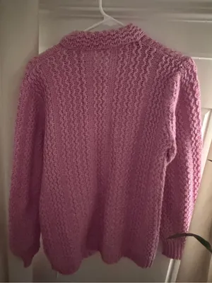 Fantastic Pink Cardigan Sweater Size M thumbnail 2