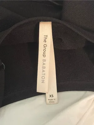 Aritzia The Group Babaton Black Cropped Ribbed Tank thumbnail 4
