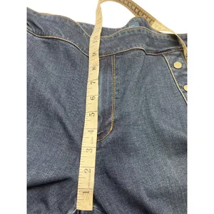 J. Jill York Denim Bootcut Jeans Size 12 Dark Wash Button Detail Stretch Pants thumbnail 4