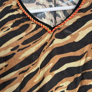 Anthropologie Blank London Tiger Animal Print Boho Indie Sleaze Top Size S thumbnail 6