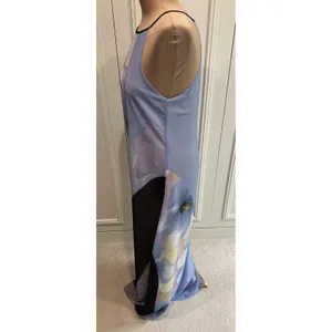 Bar III Maxi Slip Dress Floral Artsy‎ Chic Modern City Resort thumbnail 6
