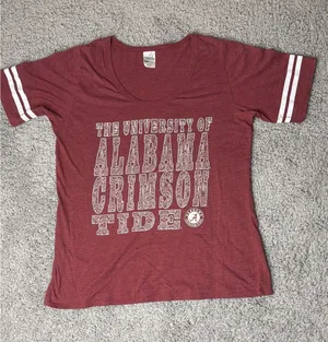 Creative Apparel Concepts University Of Alabama Crimson Tide Shirt Women XL thumbnail 1
