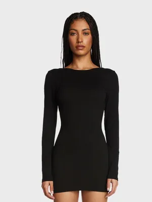 Edikted Ellie Open Back Mini Dress thumbnail 3