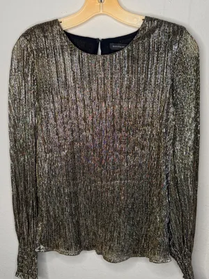 Banana Republic Metallic Top nwt thumbnail 1