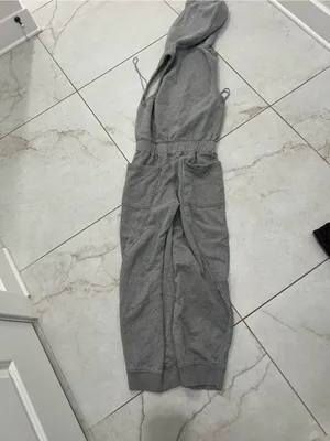Free People FP Movement Gray Set Go Onesie Size XS thumbnail 7