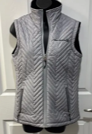 Free country Gray and black reversible Quilted Vest thumbnail 1