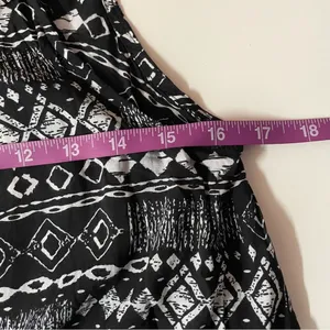 Urban Outfitters Sparkle & Fade Black Tribal Print Top Size M EUC thumbnail 7