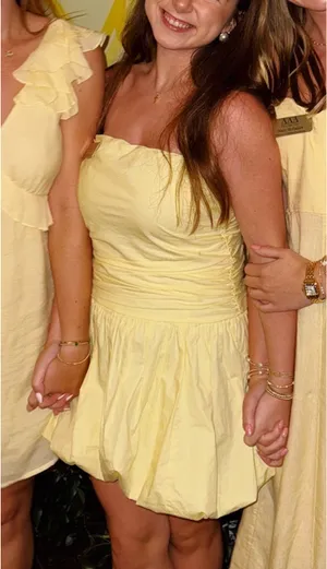 Butter Yellow Dress thumbnail 5