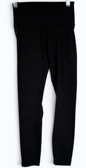 Lululemon Black High Rise Tights Womens 4 Stretch Yoga Running Gym Leggings thumbnail 1