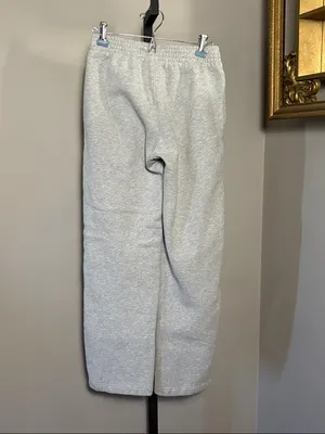 TNA Cozy Fleece Boyfriend 2XS Light Gray Sweatpants Lounge Pants XXS thumbnail 2