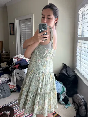 Mine Green Floral Sundress thumbnail 2